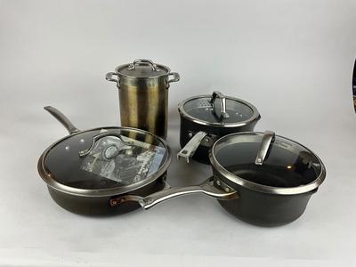 K853 Calphalon 3.5qt, 4qt Sauce , and 4qt Cookware