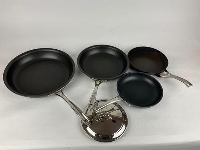 K854 Lot of Four Calphalon Skillet Pans