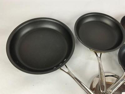 K854 Lot of Four Calphalon Skillet Pans