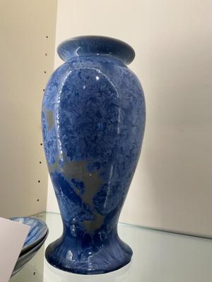 L859 Edgecomb Pottery Vase and Heart Bowls