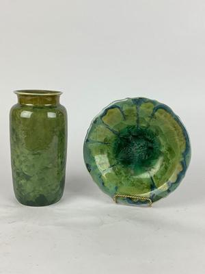 L862 Edgecomb Pottery Bowl and Vase