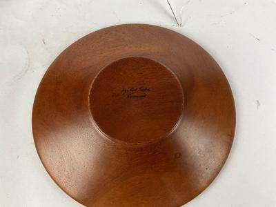 L863 Artisan Made Handpainted Wood Bowls by Vale Neil Scobie