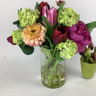 L930 Silk Tulip Arrangements