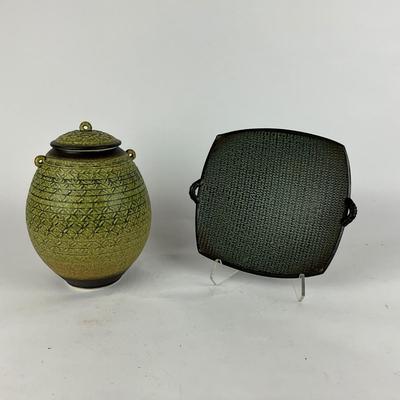 L947 Two Pieces of Tom Clarkson Pottery