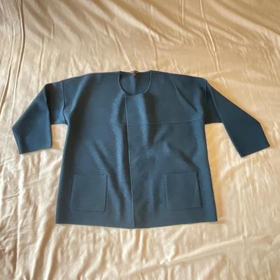 M969 Large Lot of Ladies EILEEN FISHER Knit Blend Blouses, Jackets, Cardigans