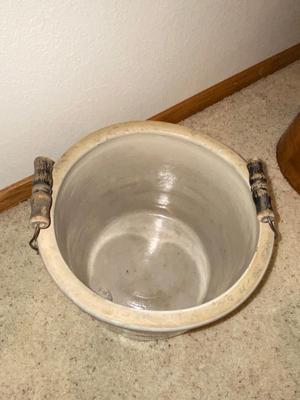 ANTIQUE 5 GALLON CROCK WITH HANDLES PATENTED DEC 21, 1915