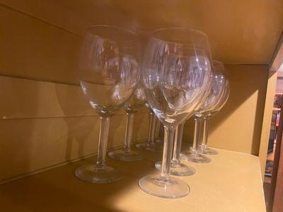 STEMWARE AND WINE BOTTLES