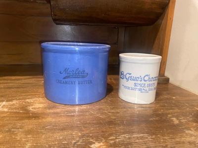 ANTIQUE BUTTER CROCKS