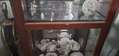 Tall Display Cabinet with Lights Inside