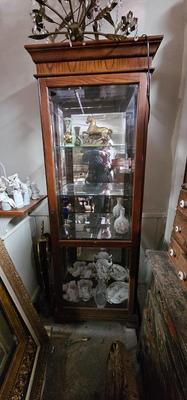 Tall Display Cabinet with Lights Inside