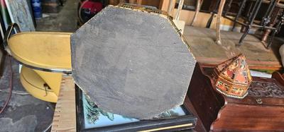 2 Vintage Rajasthani India Indian Mughal Octagonal Wooden Marriage Boxes