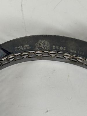 Art Nouveau Meriden Silverplate Oval Serving Bowl Erpegne