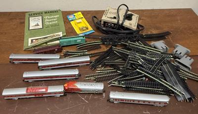 Vintage Aurora Postage Stamp Micro Gauge N-Gauge Train Set Western Germany
