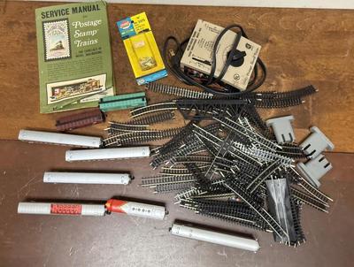 Vintage Aurora Postage Stamp Micro Gauge N-Gauge Train Set Western Germany
