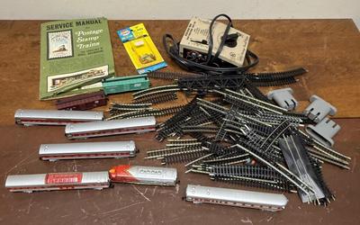 Vintage Aurora Postage Stamp Micro Gauge N-Gauge Train Set Western Germany