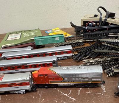 Vintage Aurora Postage Stamp Micro Gauge N-Gauge Train Set Western Germany