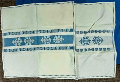 Blue and White Patterned Napkin Lot