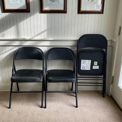L970 Set of Four Costco Folding Chairs
