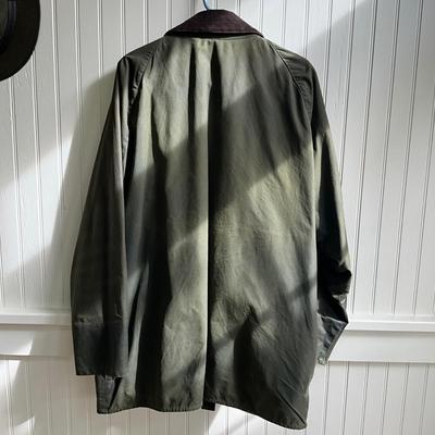 HC974 Mens Barbour Green Jacket with Hat