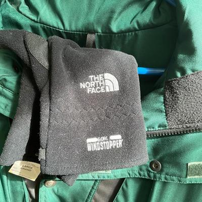 HC977 Northface Jacket with Gloves and 2-pc Yellow Northface Rainsuit
