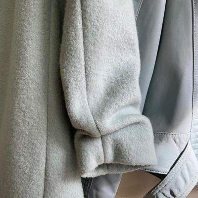 HC983 Tahari Wool Jacket with Neiman Marcus Leather Jacket