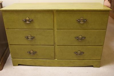 Mid Century Six Drawer Dresser