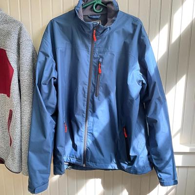 HC985 Mens Helly Hanson Windbreaker & Orvis Zipper Front Jacket