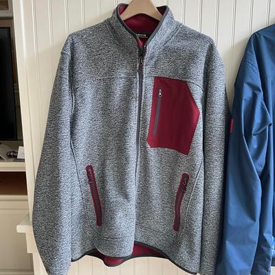 HC985 Mens Helly Hanson Windbreaker & Orvis Zipper Front Jacket