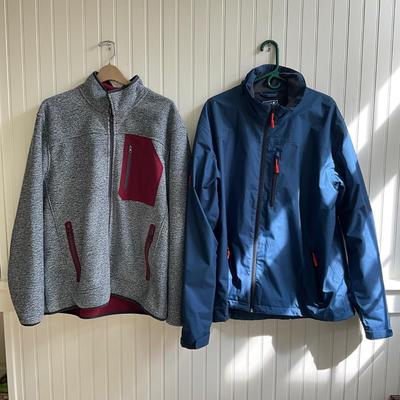 HC985 Mens Helly Hanson Windbreaker & Orvis Zipper Front Jacket