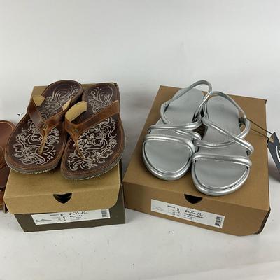 M998 Four Pairs of OLUKAI Ladies Sandals and Slip-ons Shoes