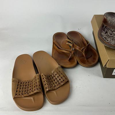 M998 Four Pairs of OLUKAI Ladies Sandals and Slip-ons Shoes