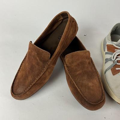 M1003 Lot of Men's OLUKAI Tennis Shoes, UGG Slipper, BORN Slip on Loafers Size 10