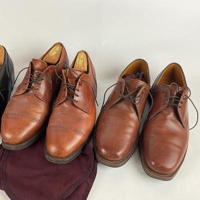M1004 Lot of Men's ALLEN EDMONDS, FLORSHEIM Dress Shoes