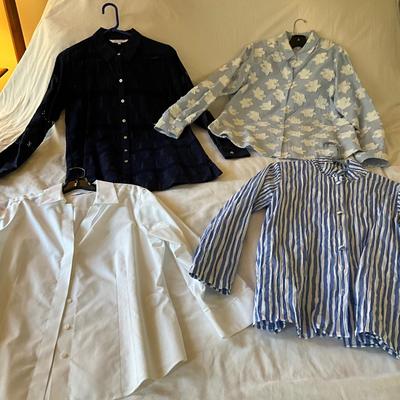 M1015 Lot of FOXCROFT Ladies Button up Blouses