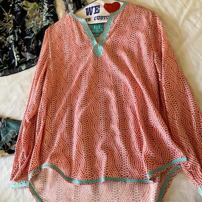 M1018 Lot of Ladies Blouses, CHICOS, DYLAN, CITRON, ESCAPADA, ENGLISH LAUNDRY