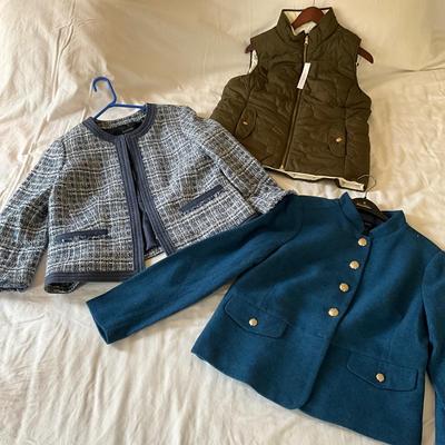 M1022 Lot of Ladies TALBOT'S Dress Jackets/Vest