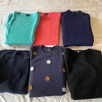 M1025 dLot of Ladies Wool Sweaters and Pullovers TALBOT'S, RALPH LAUREN, CHARLIE B, PARKHURST