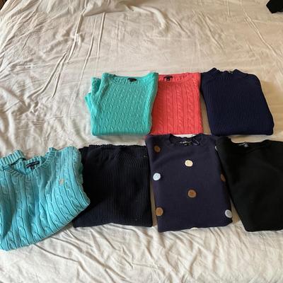 M1025 dLot of Ladies Wool Sweaters and Pullovers TALBOT'S, RALPH LAUREN, CHARLIE B, PARKHURST