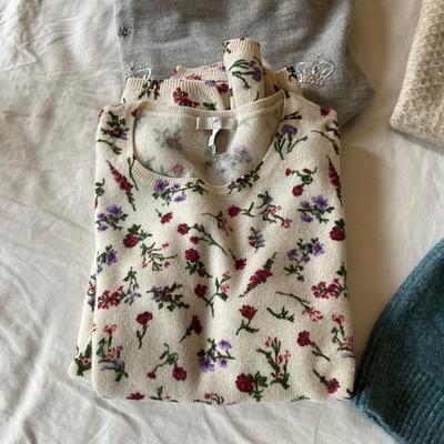M1027 Lot of Ladies Sweaters, FOIL, TALBOT'S, JOIE, MCLAUGHLIN