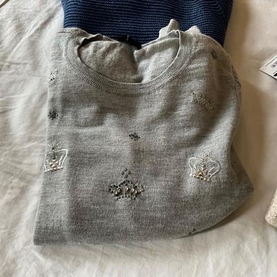 M1027 Lot of Ladies Sweaters, FOIL, TALBOT'S, JOIE, MCLAUGHLIN