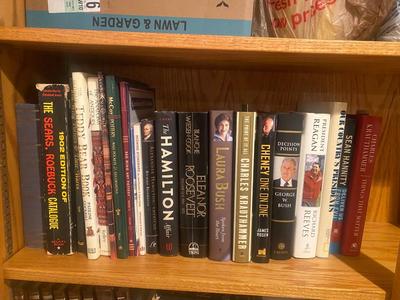 BOOKS ON PAST PRESIDENT’S , McCOY & REDWING POTTERY & MORE