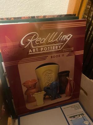 BOOKS ON PAST PRESIDENT’S , McCOY & REDWING POTTERY & MORE
