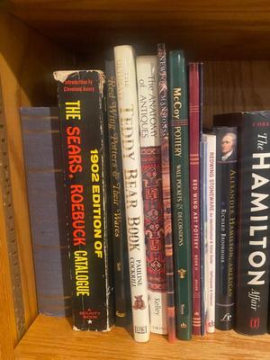 BOOKS ON PAST PRESIDENT’S , McCOY & REDWING POTTERY & MORE