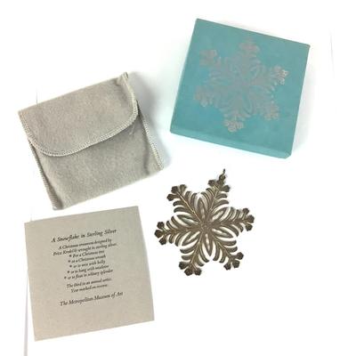 M1049 MMA 1973 Sterling Snowflake Ornament