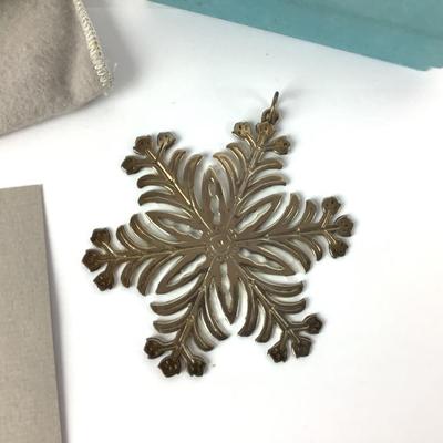 M1049 MMA 1973 Sterling Snowflake Ornament