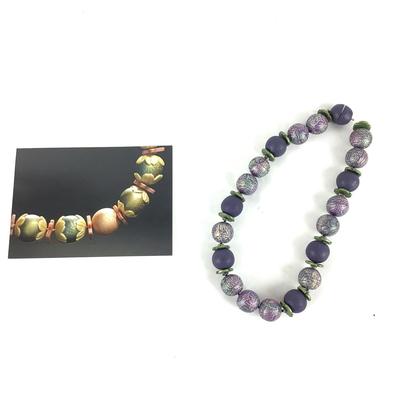 M1051 Artisan made WhistlerBead Necklace by Rachel Carren Chevy Chase, MD