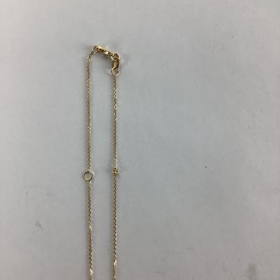 M1054 22k & 14k Opal Pendant on Adjustable 16" to 18" Chain by Kevin & Joanne Dowdy