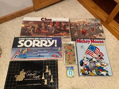 BOARD GAMES, PUZZLES AND OLD MAID