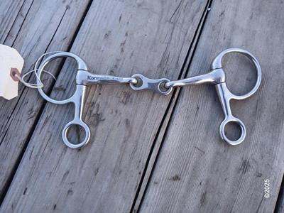 Equestrian Tack - Korsteel French Link Baucher Bit