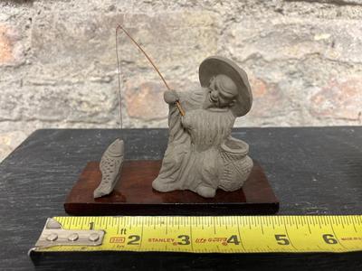 Happy fishermen - mud man